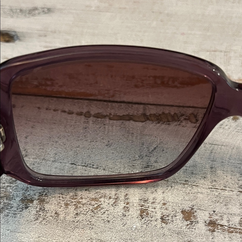 Prada Purple Gradient Rectangular Sunglasses - Picture 6 of 12